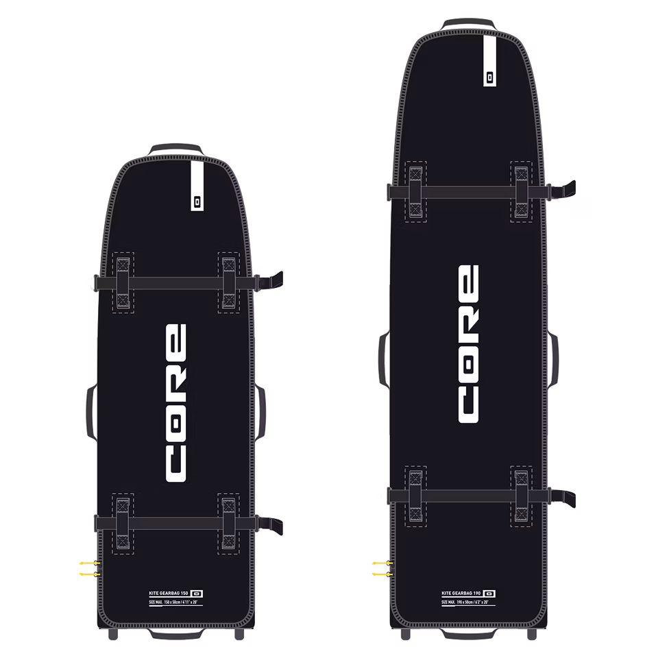 Obě velikosti Kite Gear Bagu vedle sebe