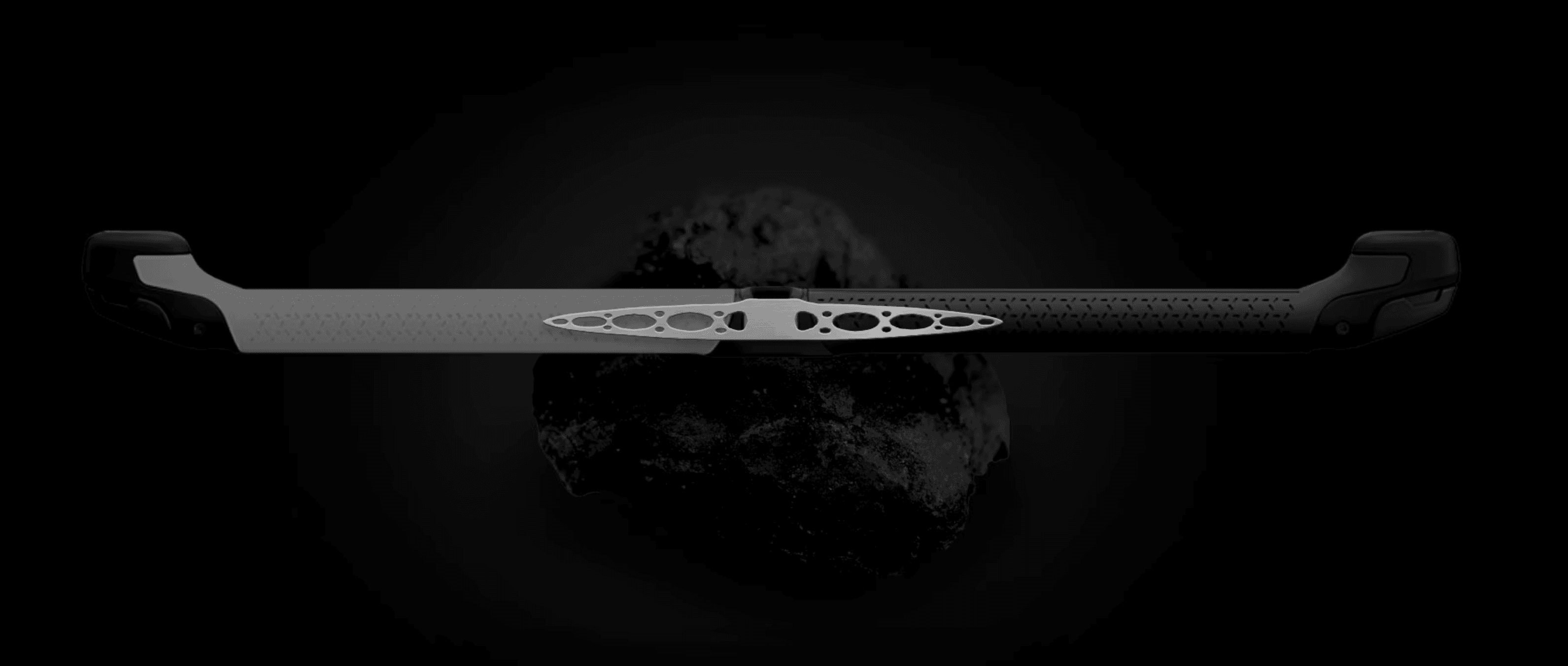 Řez ráhnem CORE Sensor 4 Pro s titanovým jádrem