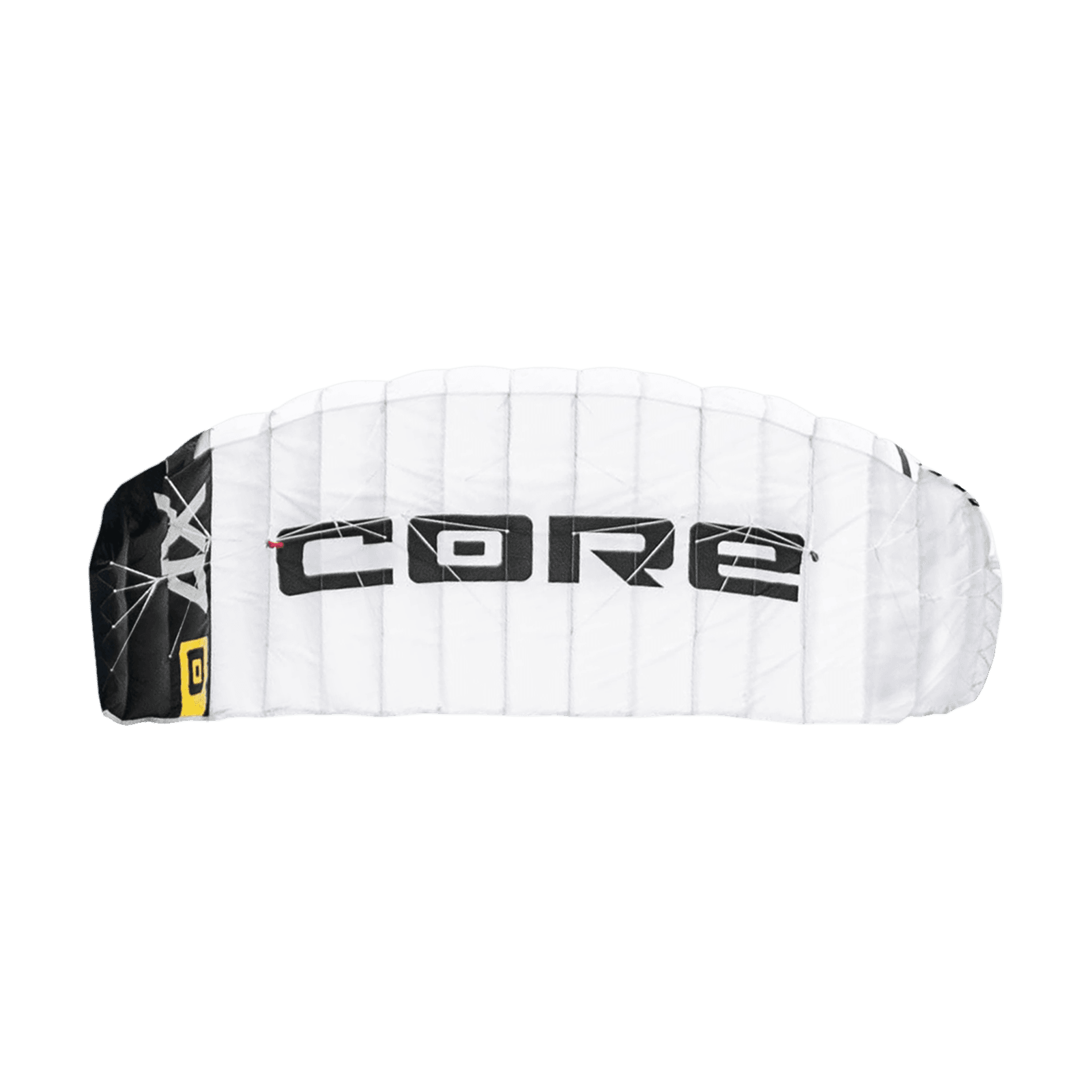 Cvičný kite CORE Xperience letící na modré obloze