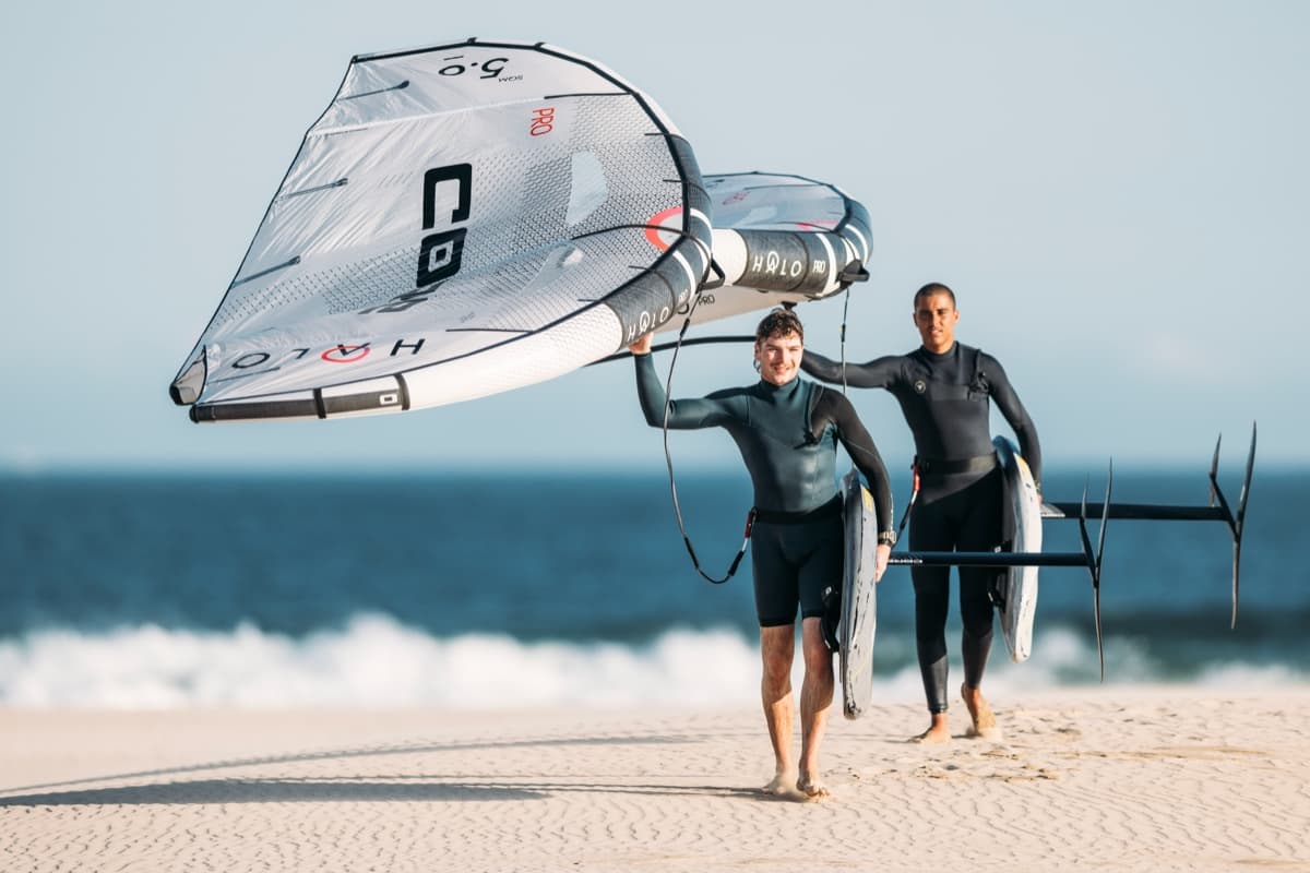 Wingfoiling s vybavením CORE